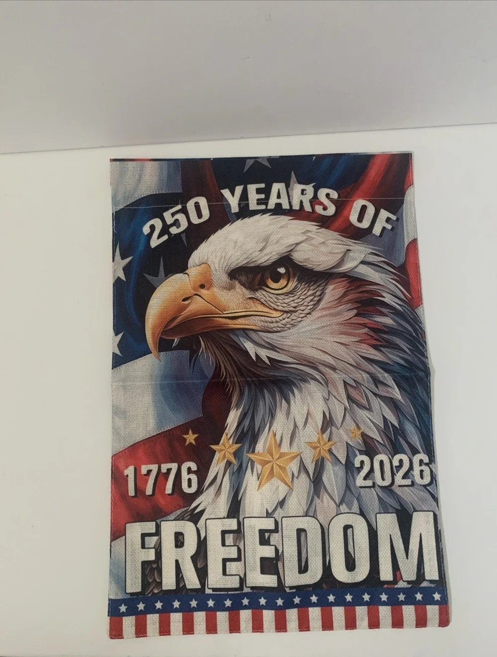 250th Anniversary Garden Flag Celebrating the USA's 1776-2026 Freedom 12''x 18''